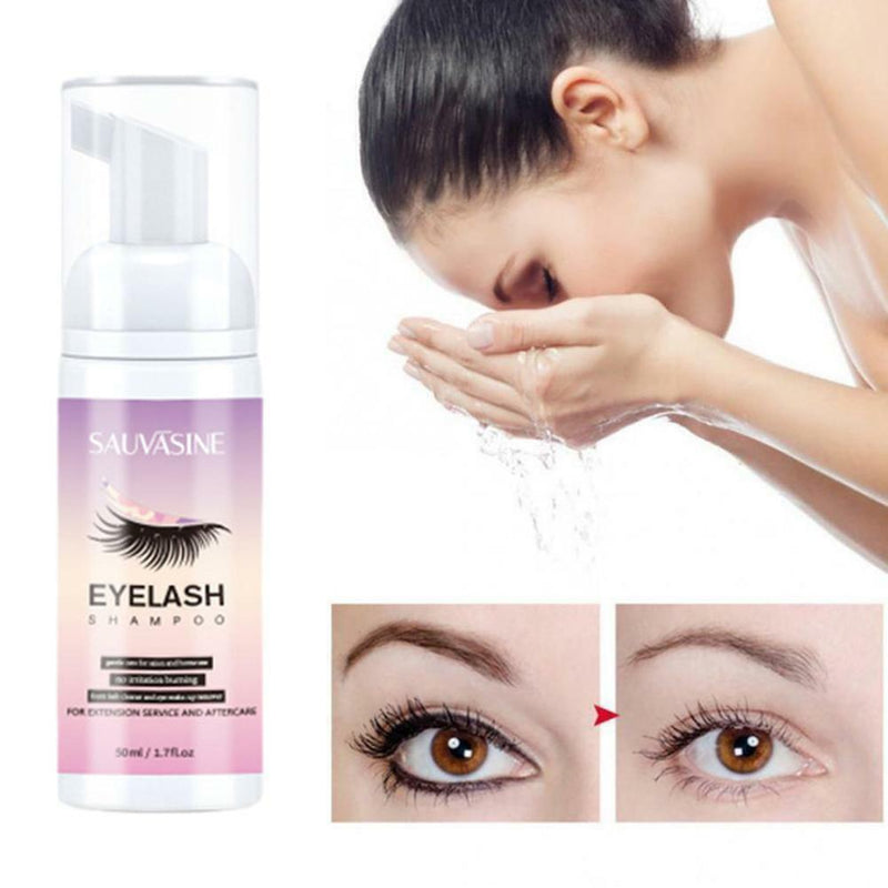 50ml Professional Eyelashe Foam Cleaner Eyelash Extension Cleansers sets B2T5