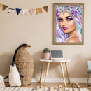 Full Embroidery Stamped European Beauty DIY 11CT Cotton Thread Cross Stitch Kit