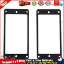 2pcs Guitar Curved Humbucker Pickups Frames Holder Mounting Rings(Black) Newly