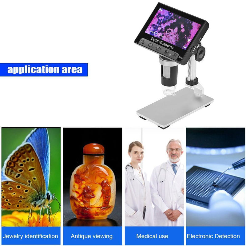 DM4 USB HD 4.3 inch LCD Screen Digital Microscope Electronic Magnifier Newly