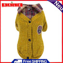 Autumn Winter Lovely Lapel Sweater Small Dogs Cats Soft Cotton Warm Clothes