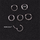 Fashion Jewelry Small Circle Ear Piercing Round Hoop Earrings Dangle Ear Stud