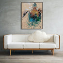 Painting By Numbers Kit DIY Tortoise Hand Painted Canvas Oil Art Picture