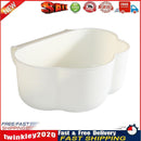 Hanging Storage Basket Organizer Trash Can Shelf Home Kitchen Tool (White) Newly