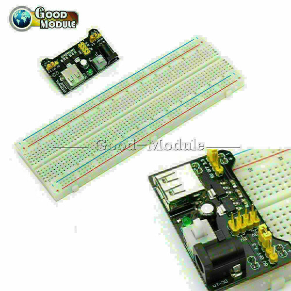 3.3V 5V 02 PCB Breadboard 830 Tie Point-For Fast shipping P7W I1O6 Gift F5P4