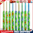9pcs 2.25-6.5mm Soft Alumina Crochet Hooks Knitting Needle for Yarn Craft