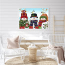Diamond Painting Full Round Drill Three Snowman Rhinestone Modern Handmade Craft