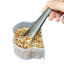 Steel Bird Feeder Adding Scoop Spoon Poultry For Chick e O6U6