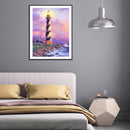 Diamond Painting Kit Lighthouse Full Round Drill DIY Mosaic Picture Home Deco