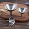 3 in 1 Portable Mini Steel Funnel Small Metal Portable K9A4 Funnels R2T6