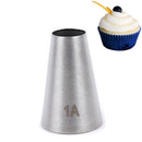 4Pc Large Flower  Icing Piping Nozzle Russian Pastry Tips Baking Mold Cake Decor