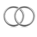 Steel Open Hinged Segment Nose Hoop Lip Ring Piercing Septum Ear Helix Tragus