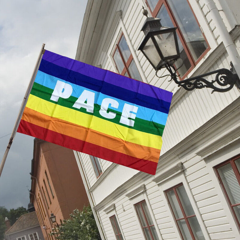 90 x 150 cm, rainbow flag without flagpole f? Interior and exterior decorations