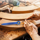 Woodworking Drawing Compass Circular Gauges Scribe Measurement Tool (Blue) Newly