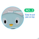 8.5in LCD Penguin Electronic Writing Tablet Kids Handwriting Board (Blue)