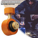 Outdoor Camping Stove Adapter Furnace Converter Gas Tank Cylinder Adaptor Newly