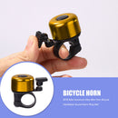 Bike Aluminum Alloy Mini Horn Bicycle Handlebar Alarm Ring Bell (Yellow) Newly