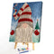 Frameless Oil Paint By Numbers Gnome DIY Canvas Picture Craft for Home