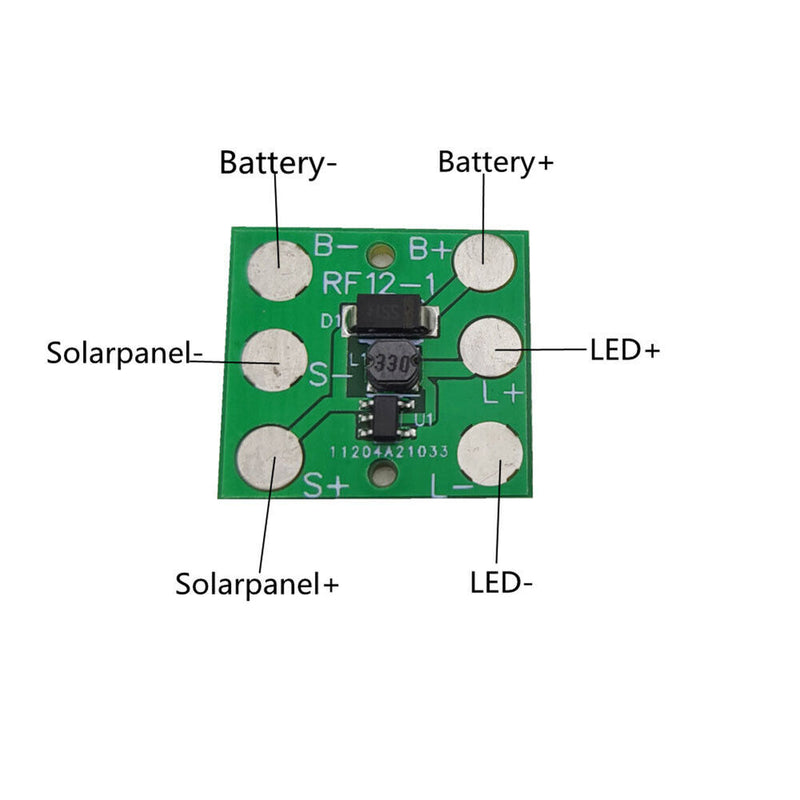 1.2V Solar Lawn Light Lantern Controller Board Ni-MH Battery Lamp Circuit Module