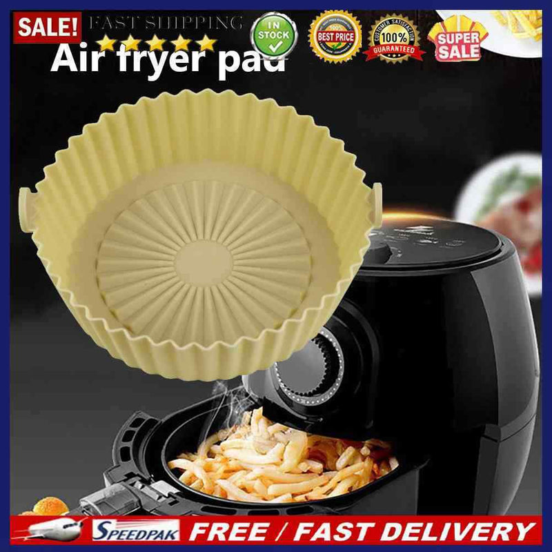 Round Air Fryer Silicone Pot Replacement Silicone Food Safe Washable Accessories