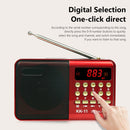 K11 Handheld Digital FM MP3 Player Speaker Devices Mini Portable Radio Recorder