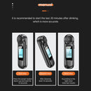 Professional Digital Breath Tester USB Rechargeable Non-Contact Breathalyzer