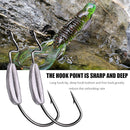 5pcs Lead Jig Head Barbed Lead Hook 1.5g 2.5g 3g for Soft Bait Fishing Tackles