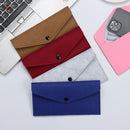 Buckle Long Felt Dompet Phone Bag Coin Wallet Clutch Bag Felt Bag