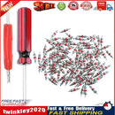 100pcs Car Motorcycle Bicycle Tire Schrader Valve Cores+ 2 Remover Tools Newly