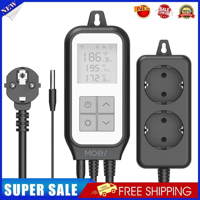 Tuya WiFi Smart Digital Thermostat Socket Temperature Regulator Outlet (EU)