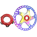 Bicycle Hub Disc Brake Center Lock Adapter Disc Brake Rotor Adaptor for 6 Bolt