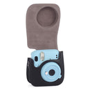 PU Leather Bag Case w/ Adjustable Shoulder Strap for Instax Mini 11 (Black)