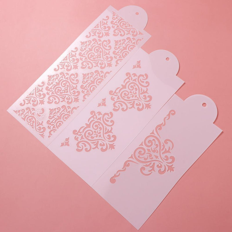 DIY Template Cake Decorating Tool Cake Lace Border Cupcake Stencil Fondant Mold