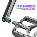 Bike Pedal Extender Extension Bolts Spacers Axle Crank Pedal (Colorful)