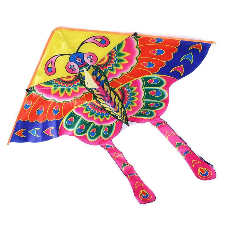 90x50cm Bright Cloth Colorful Butterfly Kite Outdoor Foldable Kites (C)