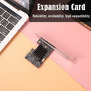 PCI-E 1x to SATA3.0 2 Port Riser 6Gbps PCI Express Adapter Card Desktop Computer