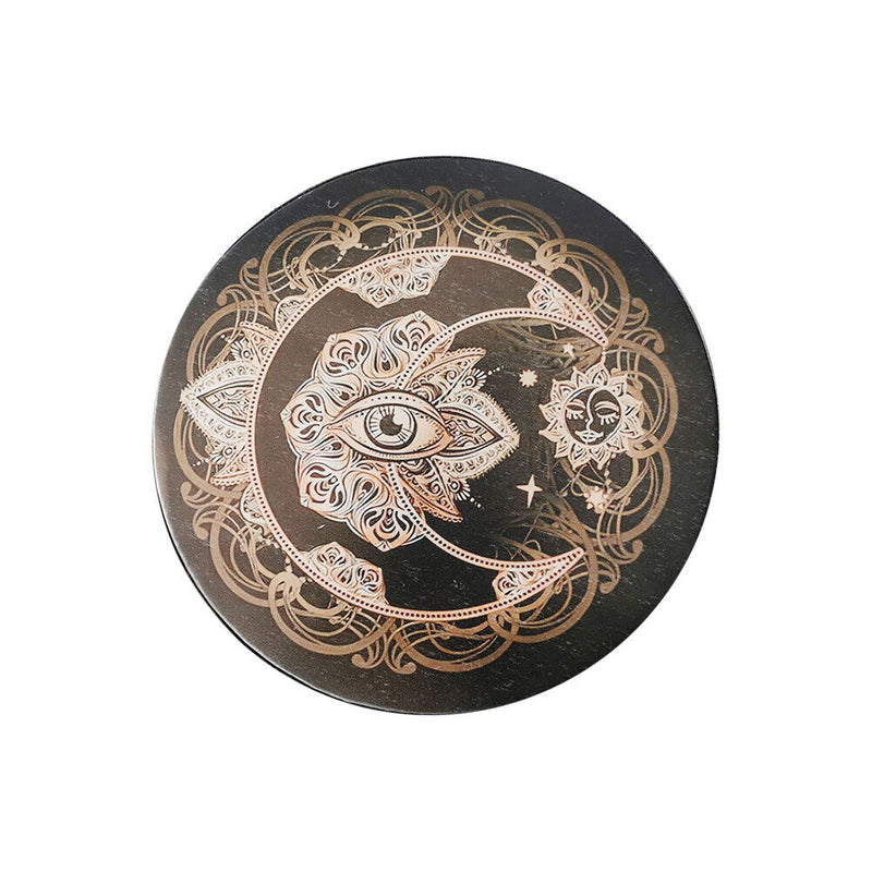 Alchemical Moon Drum Desktop Ornament Music Drums for Spiritual Music Meditation