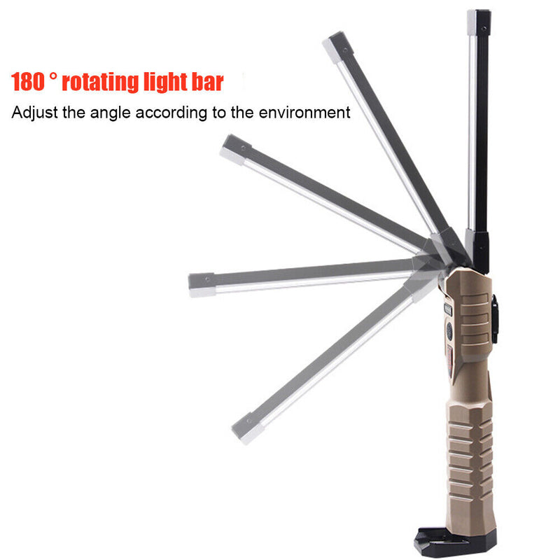 Double Sided COB+XPE LED Flashlight 400lm Waterproof Inspection Work Lights