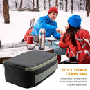 Outdoor Camping Tableware Storage Bag Camping Oxford Picnic Carrying Totes Newly