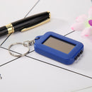 Portable Keychain LED Flashlight Solar Power Light Torch for Hiking Camping