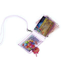 Transparent Jelly Purse Women PVC Clear Short Purse Glitter Wallet Card Holde