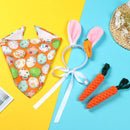 Pet Supplies Dog Bandana Easter Pet Accessories Rabbit Hair Hoop Puppy Bib