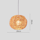 Bedroom Tea Room Lamp Decorective Hanging Lights Restaurant Lamp Bamboo
