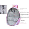 Gradient Women Waterproof Backpacks Girls Travel Big Capacity Shoulder Bags