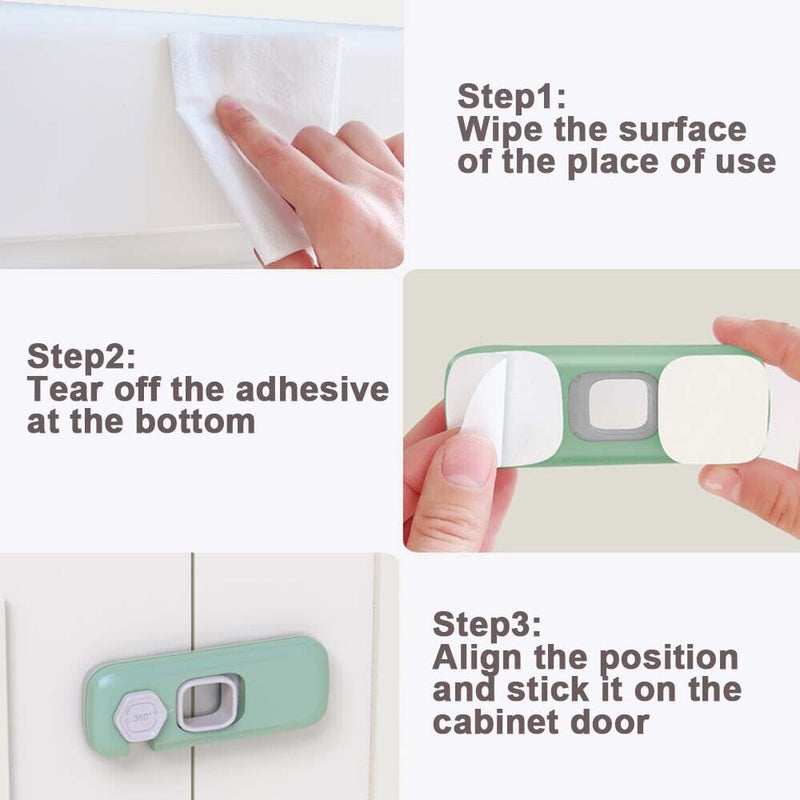 Drawer Protection Door Locks Housing Safety Child Safety Lock Closing Buckle