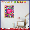 5D Kit Rhinestone Pictures DIY Abstract Love Full Round Drill Diamond Painting