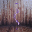 Butterfly Bell Wind Chimes Creative Home Yard Garden Hanging Decor(Purple)