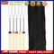 5pcs Outdoor BBQ Fork Telescopic U-Shaped Camp Barbecue Cookware Roasting S
