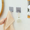 Kitchen Bathroom Storage Rack Mobile Phone Remote Control Shelf Punch-Free Hook