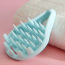 #A Silicone Hair Washing Brush Bathing Itching Head Scalp Massage Shampoo Comb